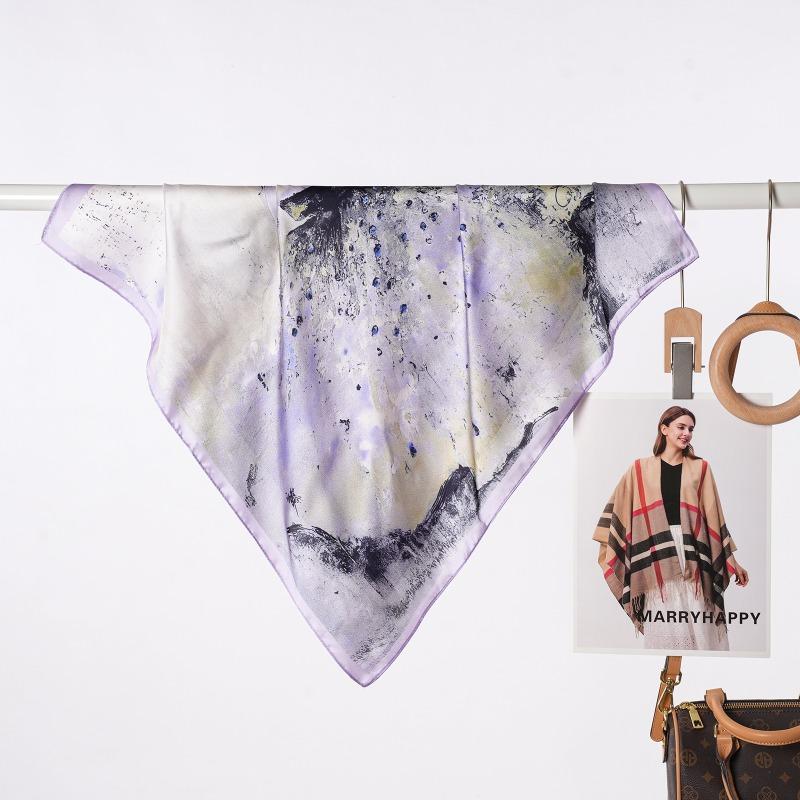 Women S 70cm Square Scarf Fashion Neckwear For Shirt Matching Mom Gift