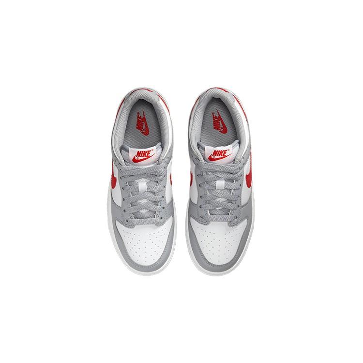 (GS) Nike Dunk Low 'Grey Red' Kids' DV7149-001