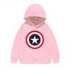 Captain America Black Widow Cartoon Anime Periphery Children's Hoodie New Style Spring and Autumn Boys and Girls Hoodies