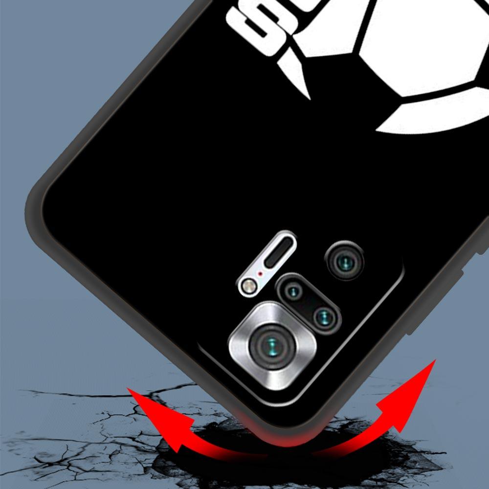 Phone Case For Xiaomi Redmi Note 14 13 12 Pro Plus 5G 9S 9 10 11 4G 14C 13C 12C 10C 9C 9A Soft Cover Soccer Heartbeat