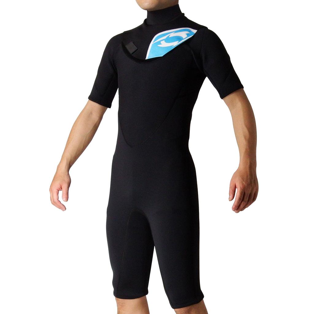 CYBER SHIELD Surfing Wetsuit Short Sleeve Spring Black ML 502limited-TYPE-B