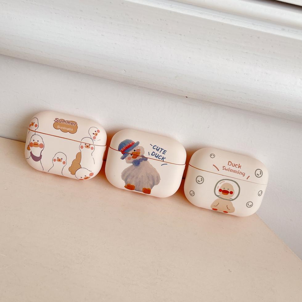 AirPods1 scratch-proof swimming duck ins wind cute all-inclusive protective case TPU