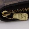 Louis Vuitton Portonet Zip Purse N61728 Zip Around Brown Damier Canvas Unisex Used