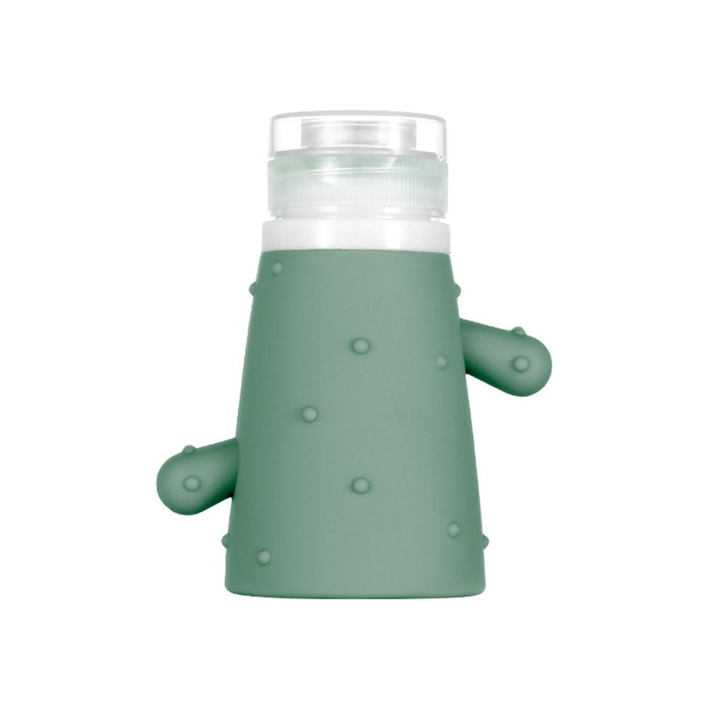 Cactus Bottiglia da Viaggio in Silicone Contenitore per Cosmetici Bottiglia Ricaricabile per Lozione Contenitore Ermetico per Shampoo Tubo Spremibile Bottiglie Vuote
