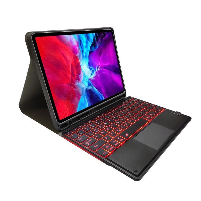 IPad 10.2 / Air 4 10.9 Pro 11 Keyboard Case With Touch Backlight Bluetooth Pen Slot Split Design