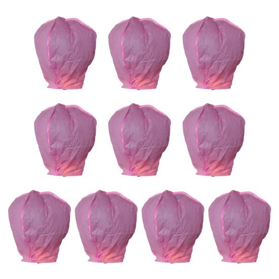 Yousheng 10 Pcs Paper Lanterns Large Chinese Lanterns To Write Messages Miniature Hot Air Balloons for Outdoor Events Celebrations
