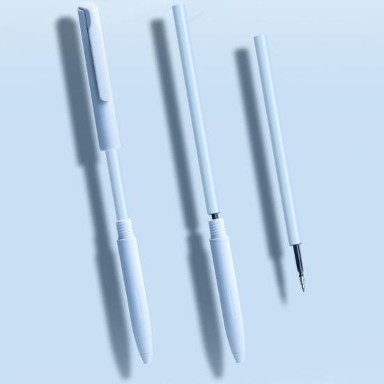 6 Stück Farbige Gelstifte Rutschfester Komfortgriff Feine Spitze Schnelltrocknend Verschmiert nicht Sanftes Schreiben 0,5 mm Notizenmachen Einziehbar Gel