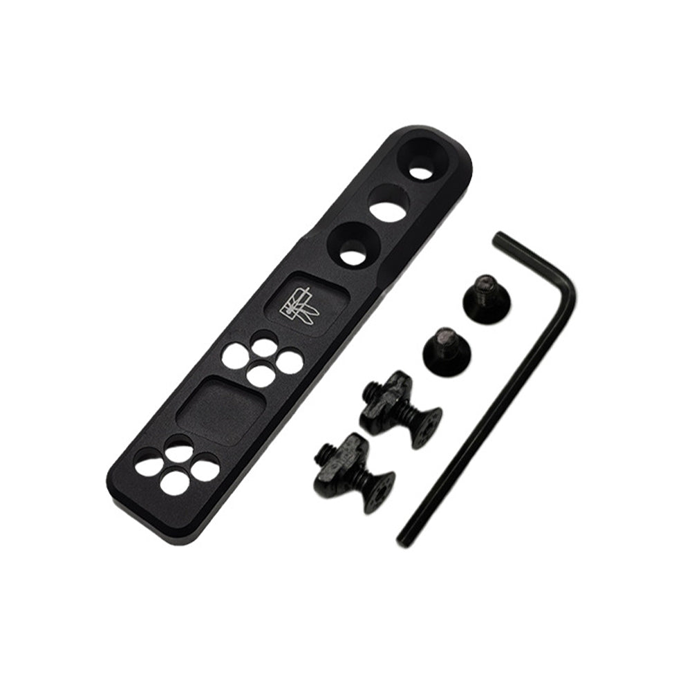 M300/M600 Support 45° Side Guide MLOK/KEYMOD Fishbone Increasing Guide Flashlight Clamp Horse for Margaap Kam Ming