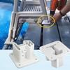 Weather Resistant Pool Ladder Flanges Pool Replacement Part Ladder Repair Flanges Resin Texture for All Conditions