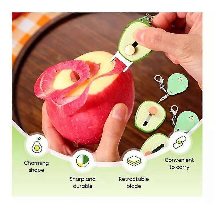 Pocket Fruit Peeler, Portable Hidden Kitchen Vegetable Orange Carrot Peeling