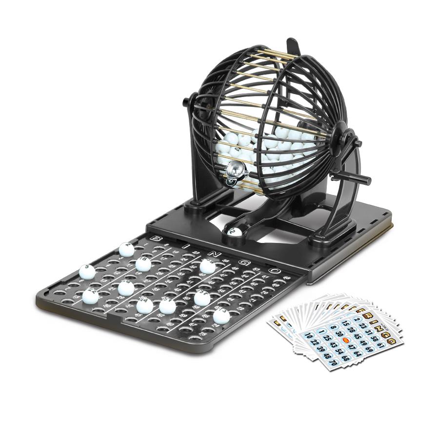 Bingo Lottery Machine Cage Lottery For Bingo Game Set Adult Family Large Party Entertainment Tabletop Board Game Sweepstakes