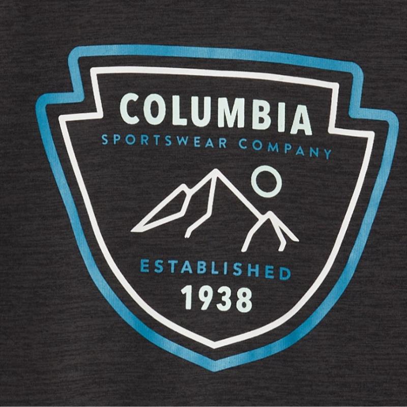 Columbia Kids ShorT Sleeve Graphic T shirT Black