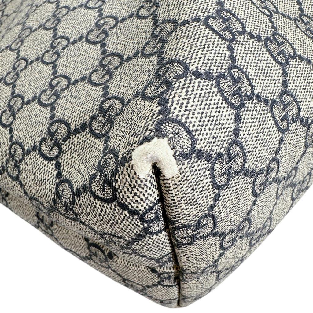 Gucci GG Supreme Tragetasche PVC grau unisex 211120 Gebraucht