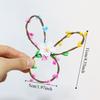 5PCS Cartoon Easter Napkin Ring Bunny Design Cute Napkin Loops Funny Reusable Festive Napkin Buckle Party Accessory
