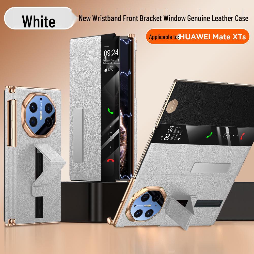 

Huawei MateXTs Tri-Fold Leather Flip Case with Wrist Strap Huawei Mate XTs