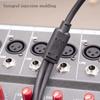 3 Pin XLR Female To Dual XLR Male Cable for Mic and Speaker with Noise Reduction for Amplifiers and Audio Equipment