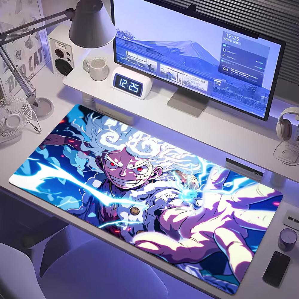 Anime Pirate Ship Sea Scene Large Desk Pad NonSlip AntiDirt Mouse Pad Waterproof Keyboard Mat for Gaming Office