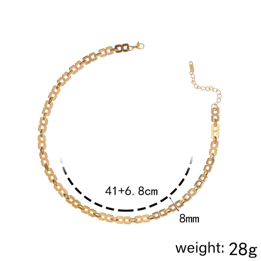 Colorfast Stainless Steel Jewelry Set: Summer Necklace & Bracelet for Women
