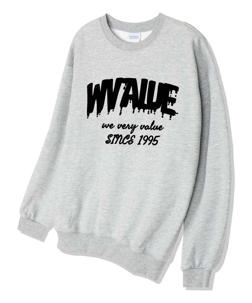 Wibelibellyu W Valueyu Oversized Terry Sweatshirt Gray
