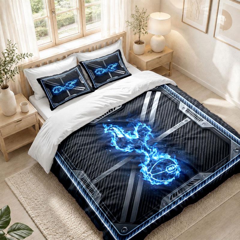 Bedding Set 1 Duvet Cover 2 Pillowcases Tottenham Hotspur Print Bedroom Home Decoration