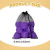 10 Pieces Tennis Balls with Storage Mesh Bag Workout for Pet Dog Adults Kids Yellow