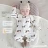 Carefully Selected Baby Romper Autumn Pure Cotton Long-Sleeve Shoulder-Opening Bodysuit Seamless Pullover Jumpsuit Baby Clothing