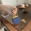 Mini Petite Luxury Diamond Inlaid Round Shaped Crystal Clutch Bag Women's Crossbody Bag Wedding Dinner Party Shoulder Bag