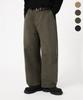 TRILLION Washed Barrel Dart Cotton Pants_4Color