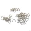 0/50 Split Rings Key Keychain Jewelry Accessories