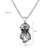 Creative Personalized Necklace, Street Men'S And Women'S Human Organs Titanium Steel Pendant Chain Dancing With Jewelry