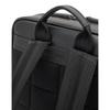 Daks Black Leather Simple Backpack Dbba2e337bk