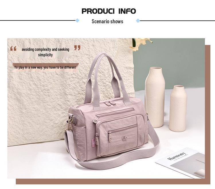 2026 Women's Versatile Lightweight Nylon Crossbody Bag - Wear-Resistant, Large Capacity for Casual Travel