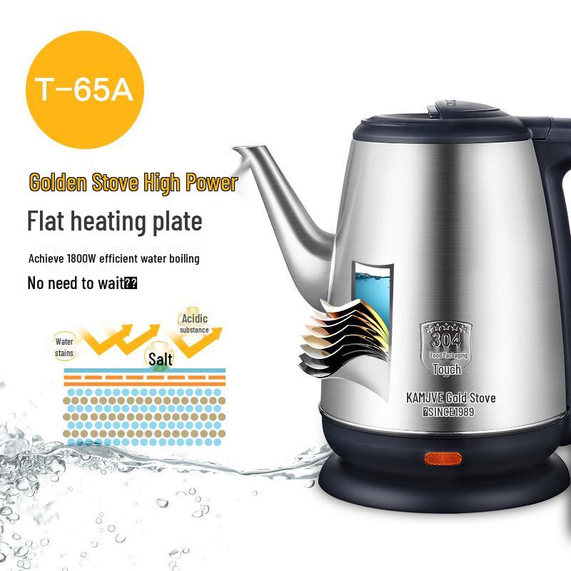 Jinzhao T-65A Stainless Steel Electric Kettle, 1.7L Capacity