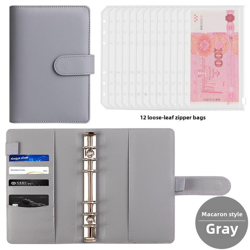 "Large Capacity Cash Deposit Book: Family Finance Management, Loose-Leaf Handbook and Bill Storage Bag"