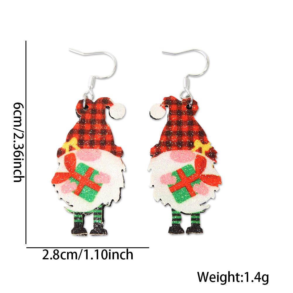 Unique Holiday Earrings Collection Including Cartoon Style Snowman And Rudolph Designs