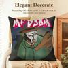 Singer M-Mf D-Doom Cushion Cover Natural Linen Organic Fabric Double-Sided Printing Sofa Home Decor Gift Pillow Case