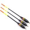 10Pcs Long Tail Fishing Float Set Oval Foam Fishing Float Wood Slip Fishing Bobbers Fishing Light Stick Float