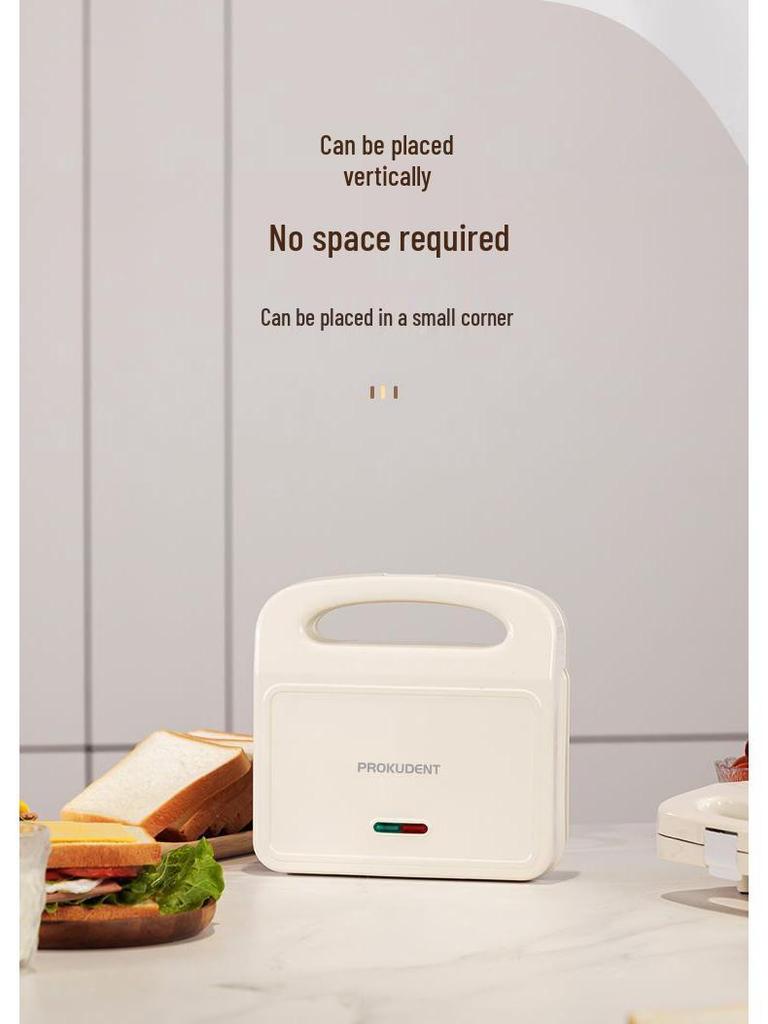 Multi-Functional Breakfast Sandwich Maker: Light Meal Toaster, Press Grill, and Electric Griddle