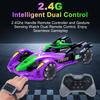 Samochód zdalnie sterowany, Pojazd kaskaderski sterowany gestami ręki ze spryskiwaczem, światłami i muzyką, 2,4 GHz 12 kanałów