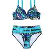 New small breasts gather floral women's swimsuit bikini swimsuit