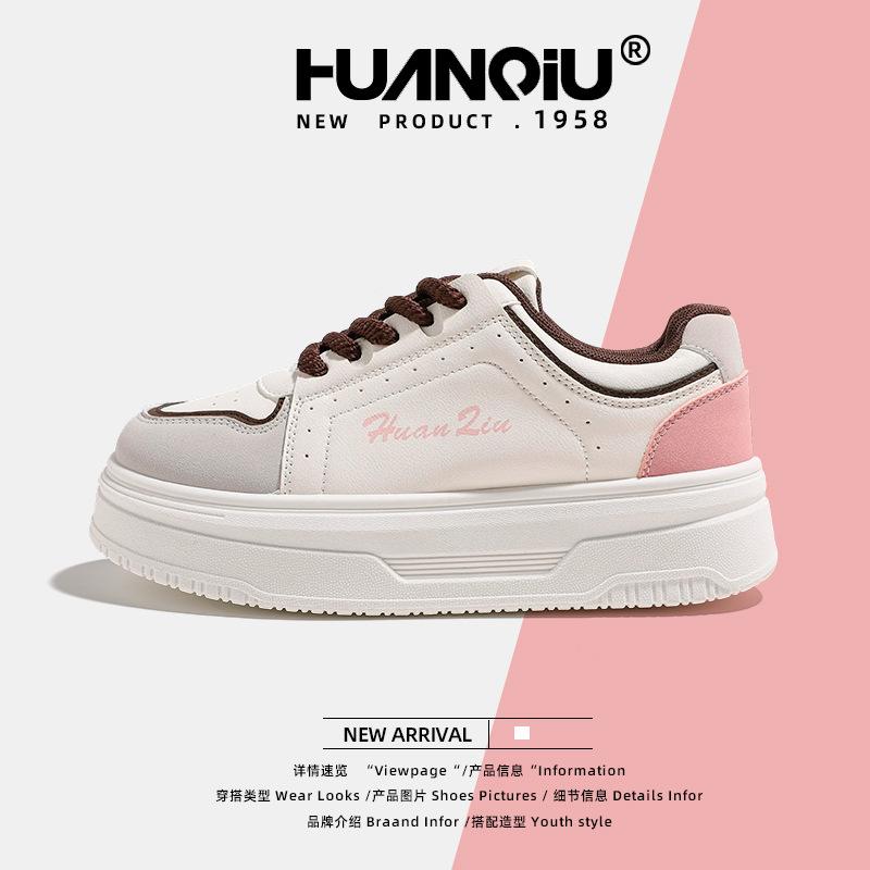 

Global high-value summer little white shoes women s KMJH6116 new popular women s shoes platform-soled versatile heightening board shoes 35