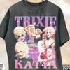 Retro Trixie and Katya Comfort Colors Shirt, Vintage Drag Race Tee