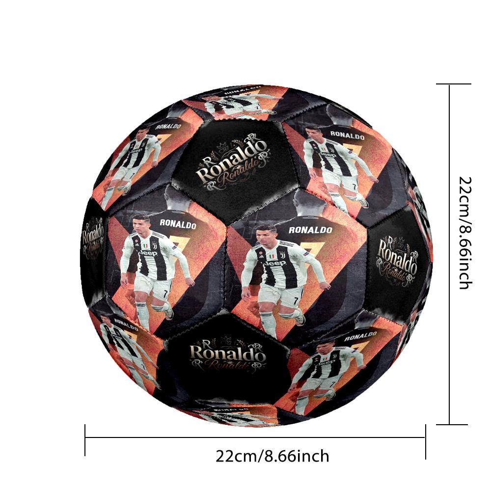 Ronaldo's Juventus Moment Size 5 Football Machine Sewn Indoor/Outdoor Universal Football Unique Gift for Soccer Lovers