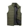 Men' Sleeveless Vest Jackets Winter Fashion Male Cotton-Padded Vest Coats Men Stand Collar Warm Waistcoats Clothing