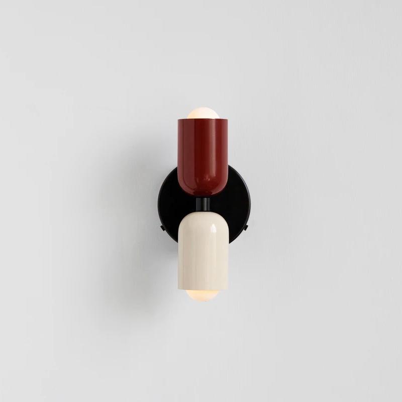 Nordic Mid-Century Cream Bedroom Wall Lamp: Designer Bedside & Living Room Decorative Lighting for Home or Hotel.