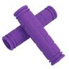 1Pair Rubber Bicycle Handle Grips Anti Slip Handlebar Grips for Mountain Road Urban BikePurple