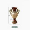 Binaural Flower Arrangement Vases Retro European Style Table Flower Pot Desktop Workmanship Decorate Originality Festival Gifts