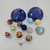 Solar System Cosmos Planet Set Resin Ornaments Kids Learning Game Toys