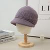 Autumn and Winter Hats for Women  Fashionable and Versatile Plush Hat Outdoor Casual Cold Proof Wool Hat Can Scarf Warm Suit