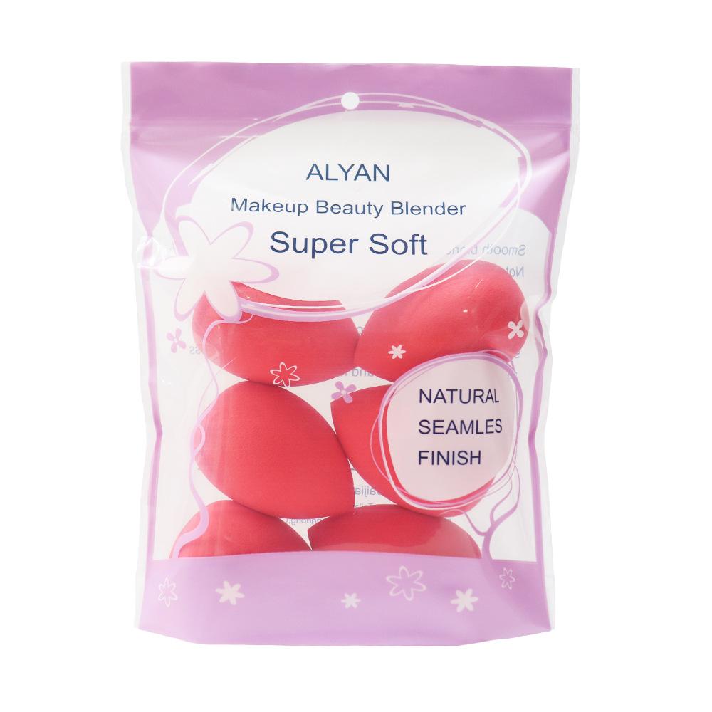 6 pièces/set Beauty Blender super doux Houppette de maquillage Éponge de maquillage Outil de maquillage